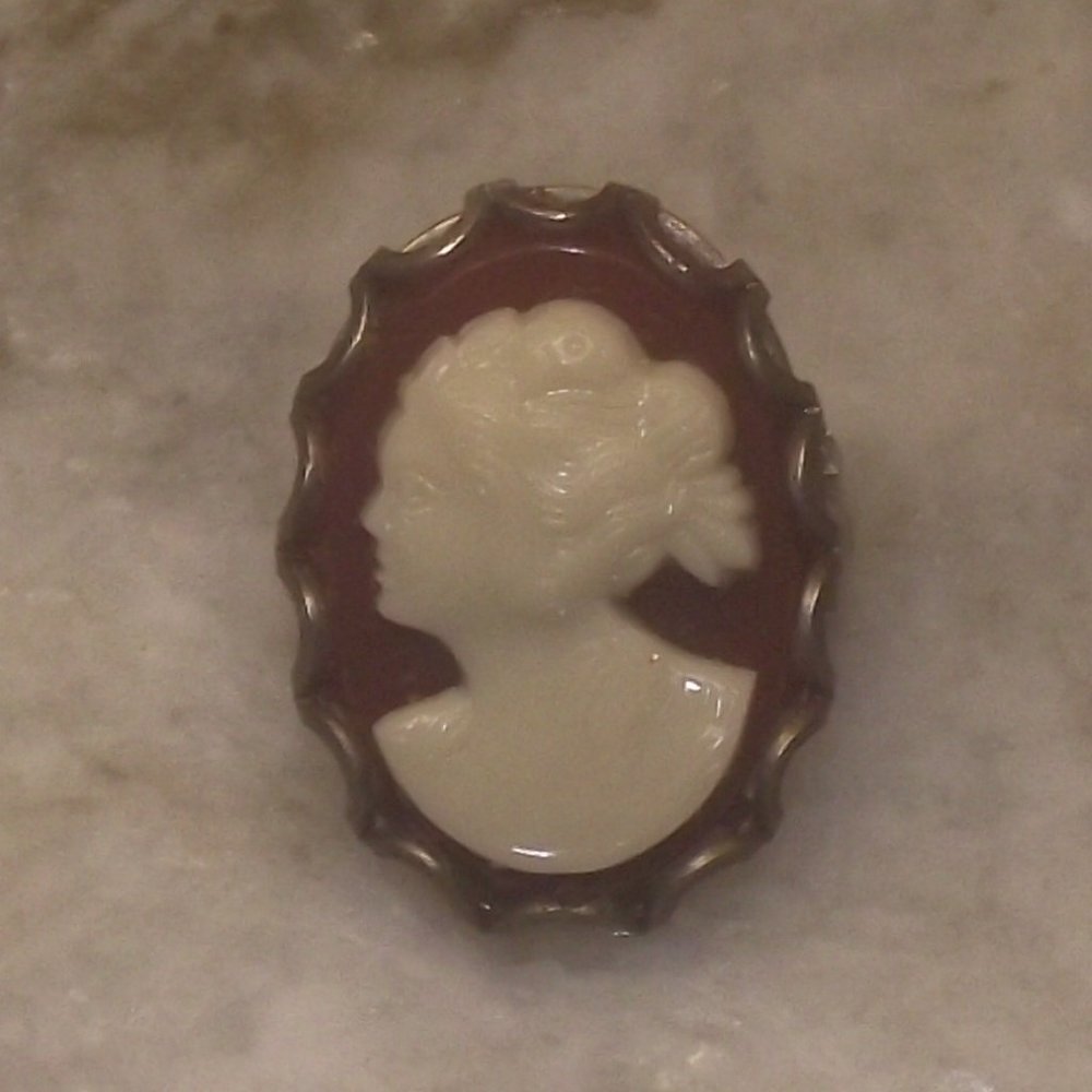 Tiny Cameo Pin - image 1